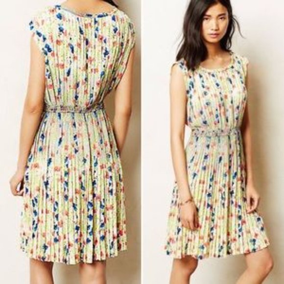 RePosh: Anthro Baraschi Meadowlight Floral Dress - Picture 4 of 4